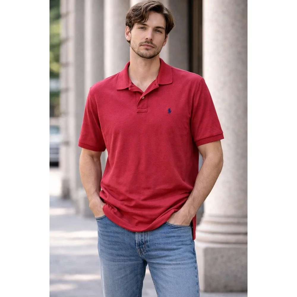 Polo Ralph Lauren Classic Fit Polo Shirt Short Sleeve Casual‎ XL
